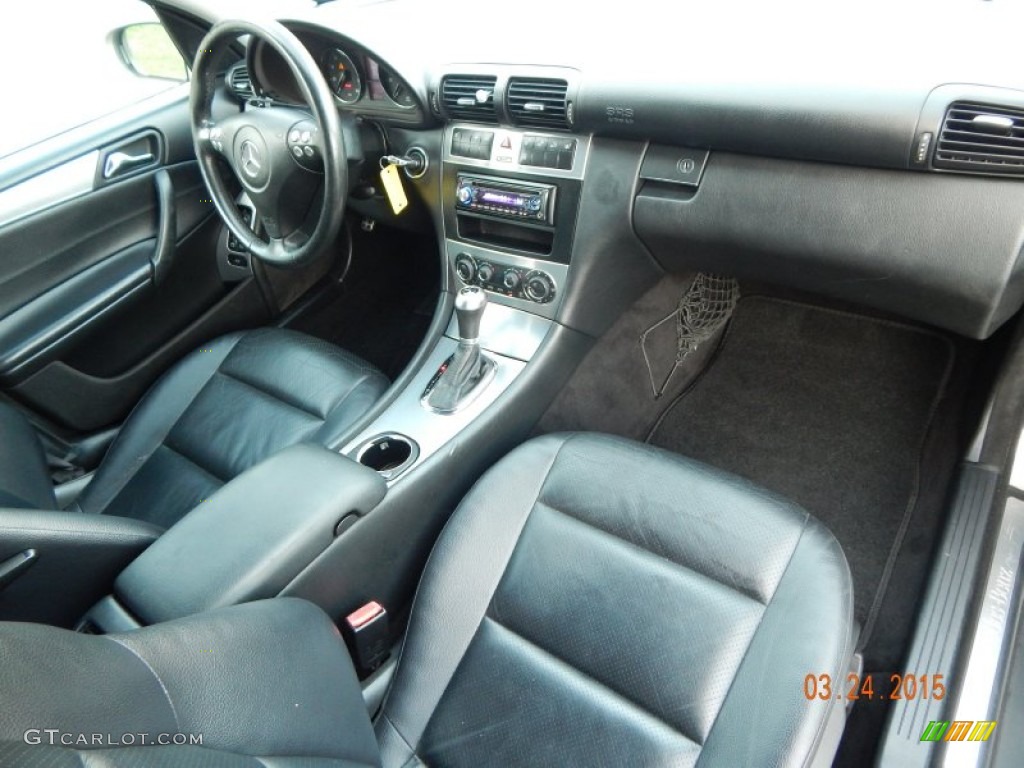 2005 C 230 Kompressor Sedan - Desert Silver Metallic / Black photo #16