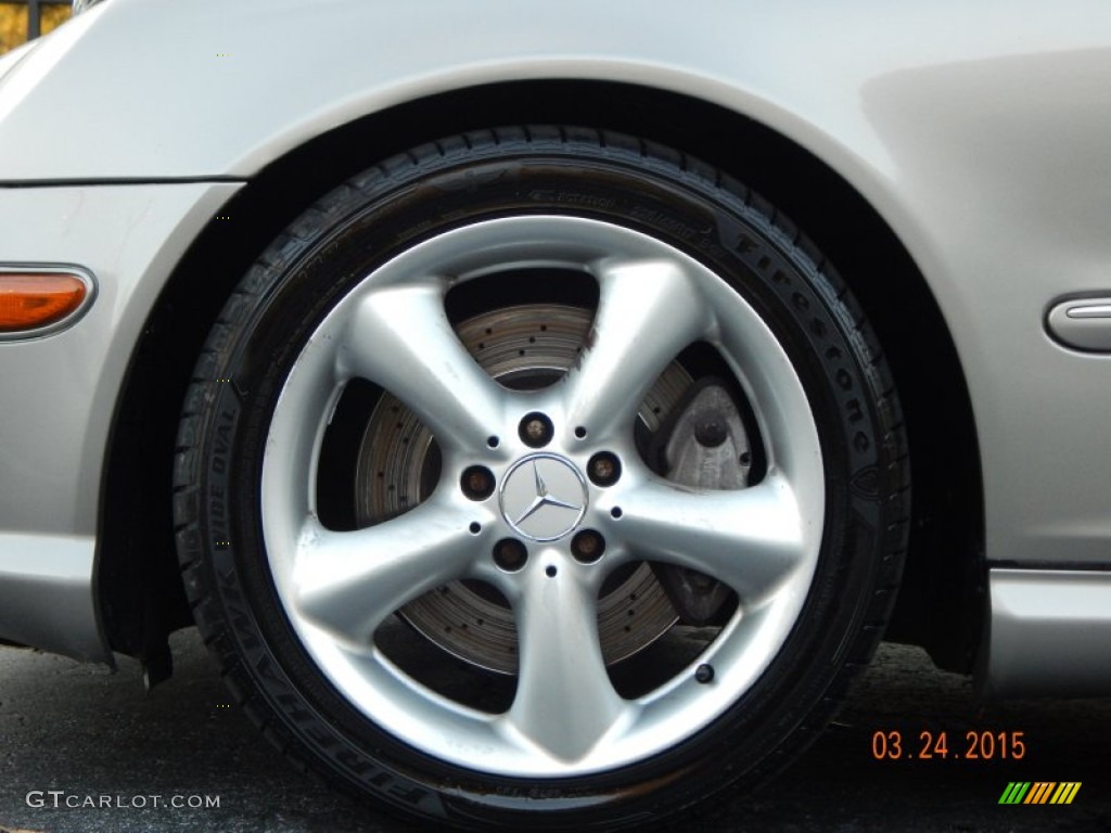 2005 C 230 Kompressor Sedan - Desert Silver Metallic / Black photo #20