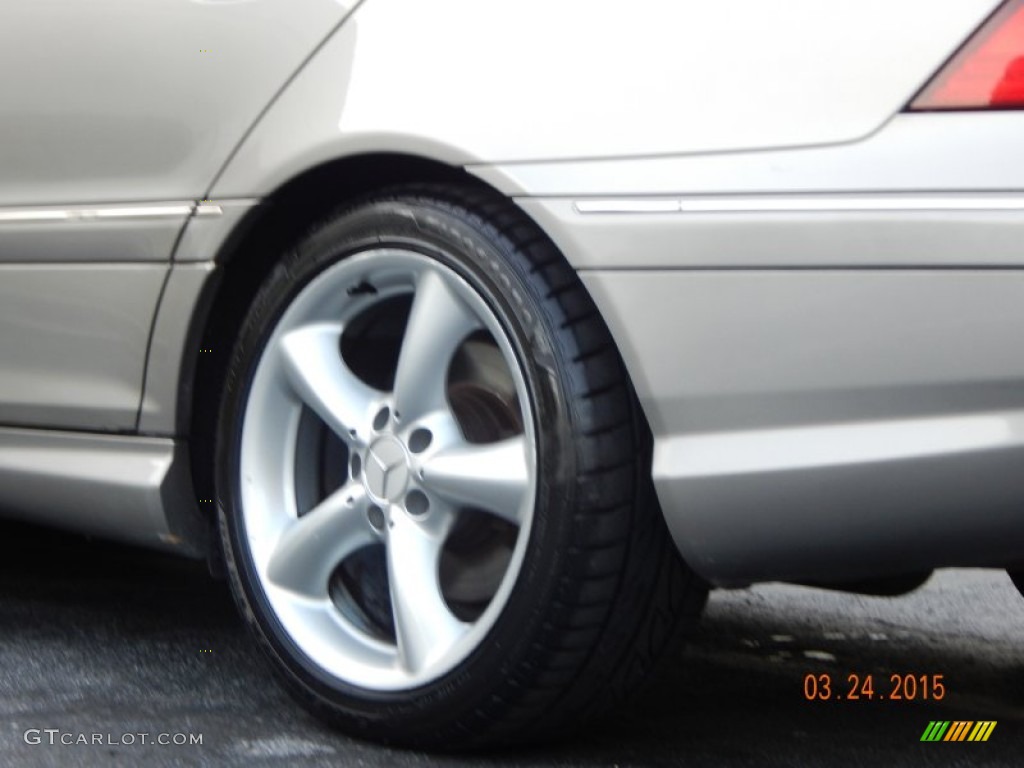2005 C 230 Kompressor Sedan - Desert Silver Metallic / Black photo #22