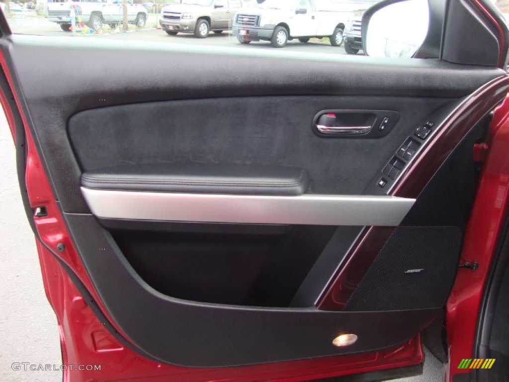 2013 Mazda CX-9 Grand Touring Black Door Panel Photo #102481872