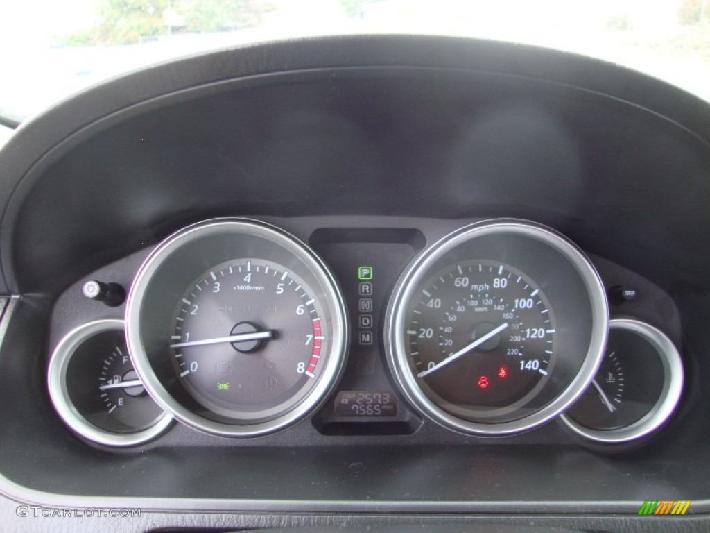 2013 Mazda CX-9 Grand Touring Gauges Photo #102481944