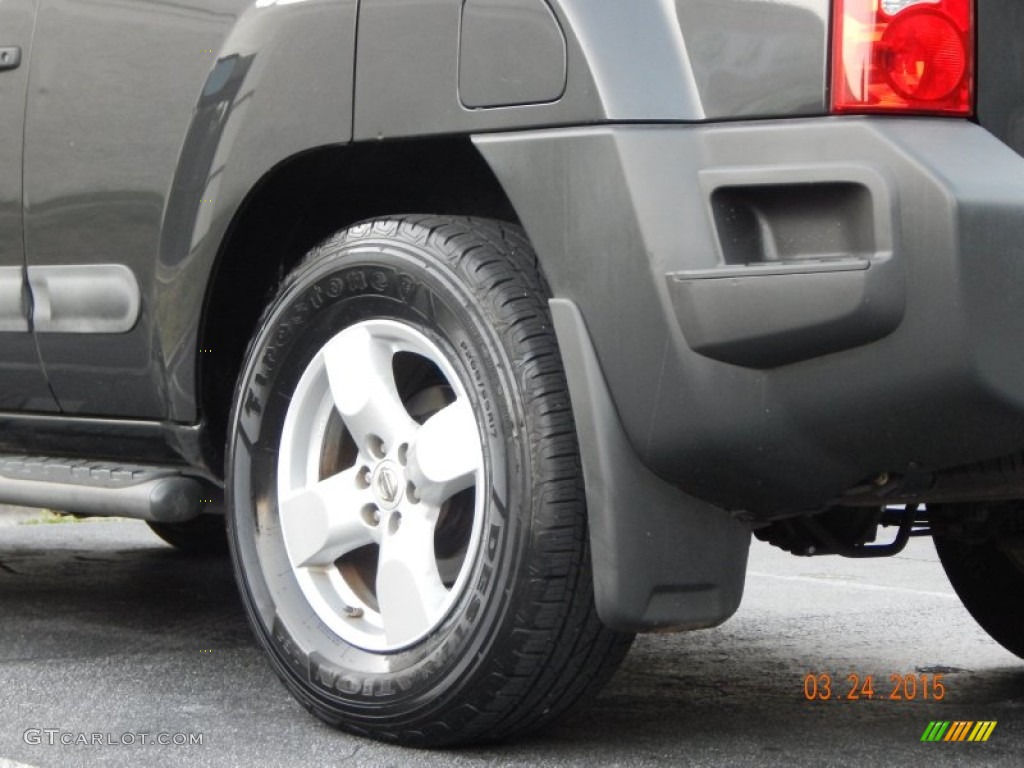 2005 Xterra SE - Night Armor Pearl / Desert/Graphite photo #30