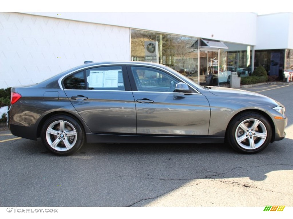 2015 3 Series 328i xDrive Sedan - Mineral Grey Metallic / Black photo #2