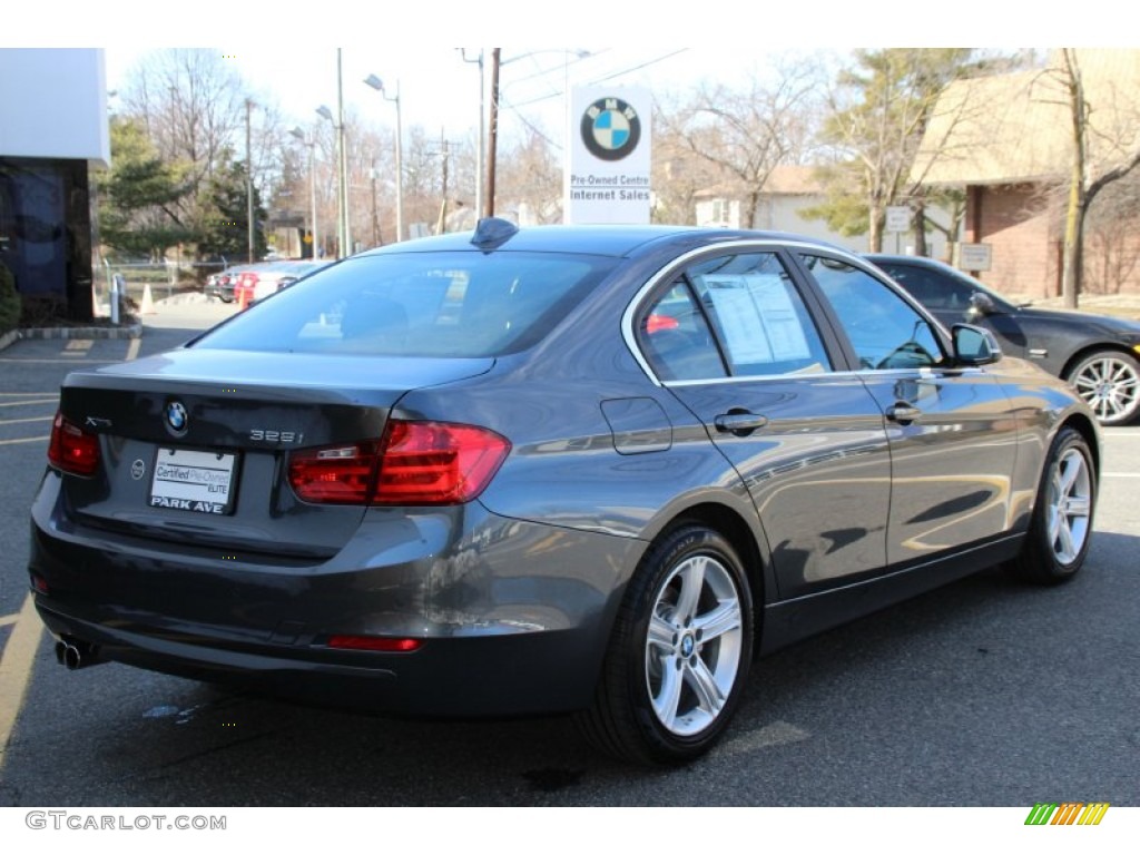 2015 3 Series 328i xDrive Sedan - Mineral Grey Metallic / Black photo #3