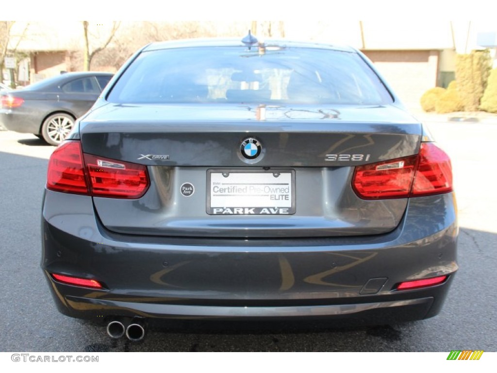 2015 3 Series 328i xDrive Sedan - Mineral Grey Metallic / Black photo #4