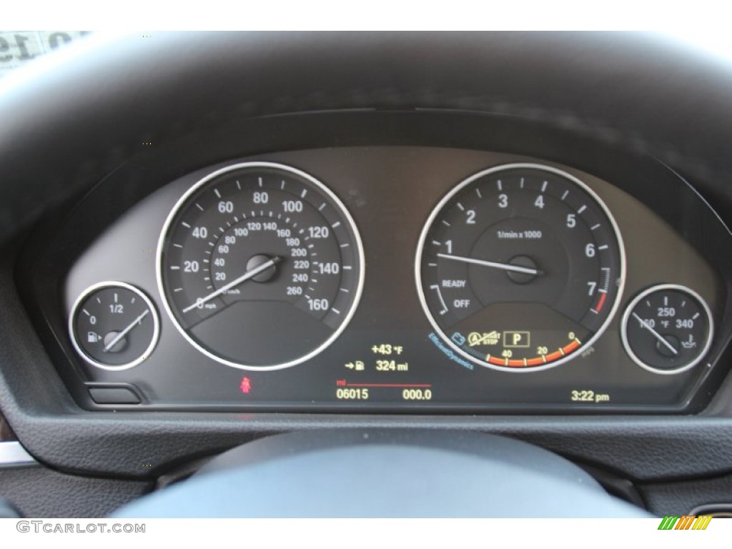2015 3 Series 328i xDrive Sedan - Mineral Grey Metallic / Black photo #21