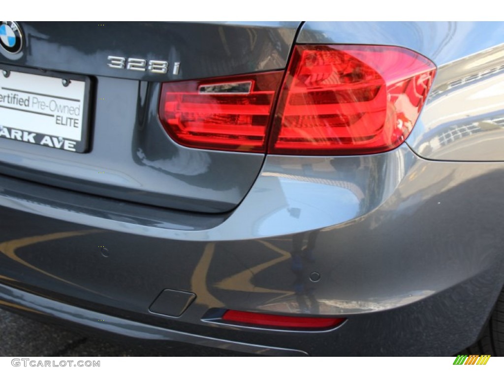 2015 3 Series 328i xDrive Sedan - Mineral Grey Metallic / Black photo #23