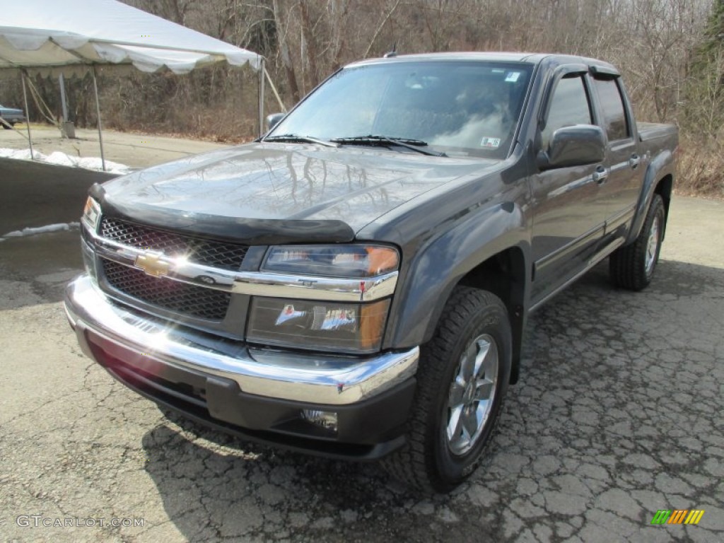 2012 Colorado LT Crew Cab 4x4 - Dark Gray Metallic / Ebony photo #13