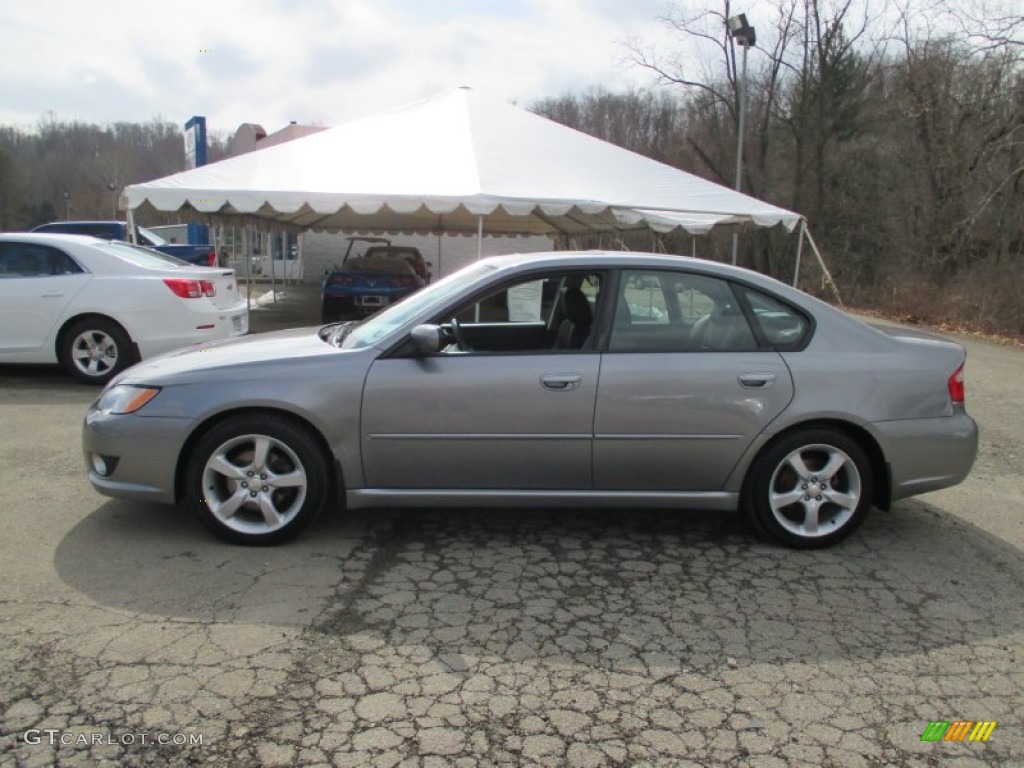 2009 Legacy 2.5i Limited Sedan - Diamond Gray Metallic / Off Black photo #2