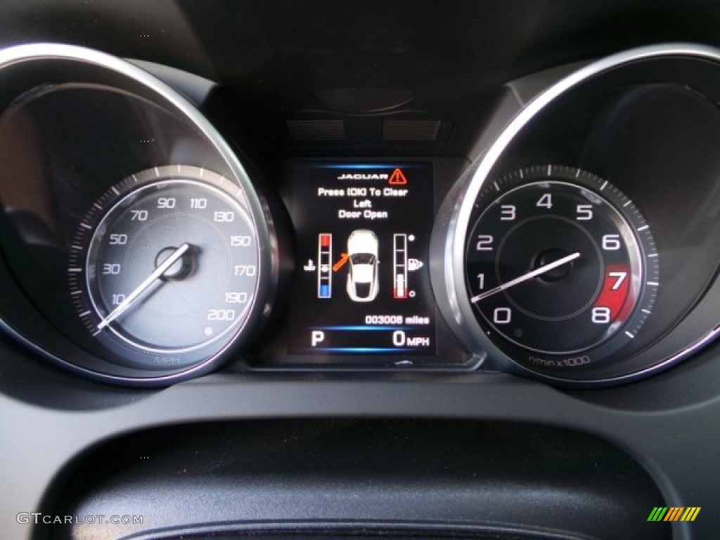 2015 Jaguar F-TYPE R Coupe Gauges Photo #102490599