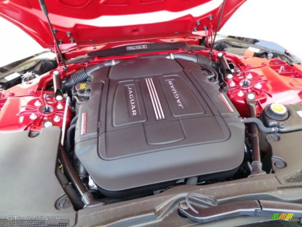 2015 Jaguar F-TYPE R Coupe 5.0 Liter DI Supercharged DOHC 32-Valve VVT V8 Engine Photo #102491049