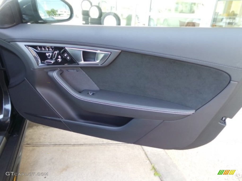 2015 Jaguar F-TYPE R Coupe Jet Door Panel Photo #102491712