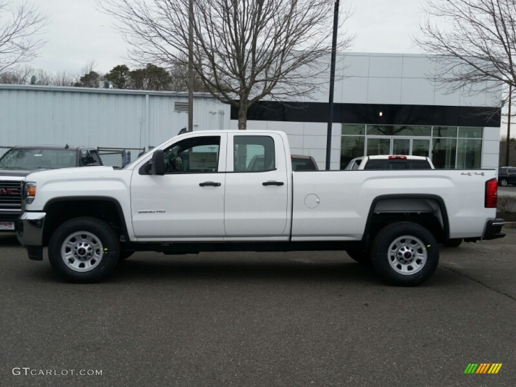 Summit White 2015 GMC Sierra 2500HD Double Cab 4x4 Exterior Photo #102492042