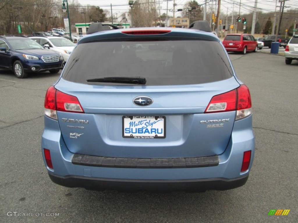 2010 Outback 2.5i Limited Wagon - Sky Blue Metallic / Off Black photo #7