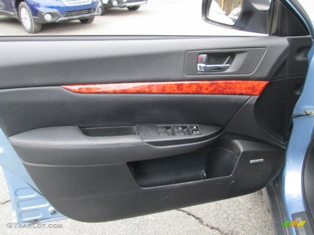 2010 Subaru Outback 2.5i Limited Wagon Off Black Door Panel Photo #102492417