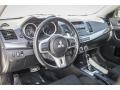 Black 2011 Mitsubishi Lancer Evolution MR Interior Color