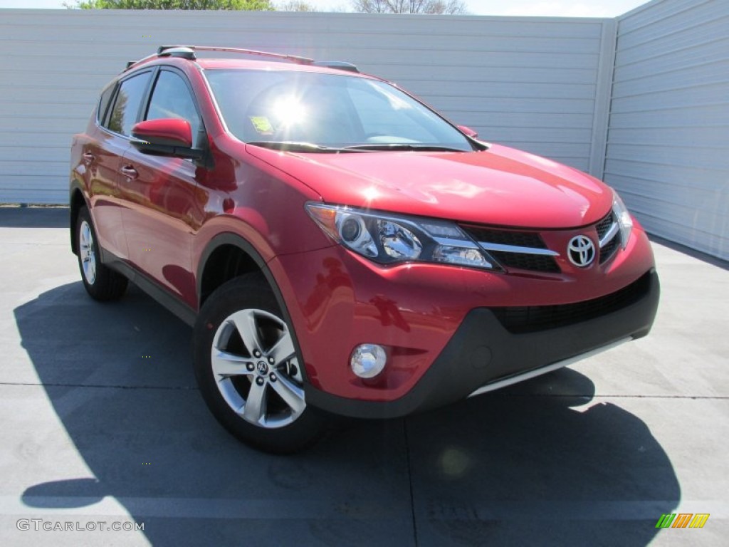 Barcelona Red Metallic 2015 Toyota RAV4 XLE Exterior Photo #102494256