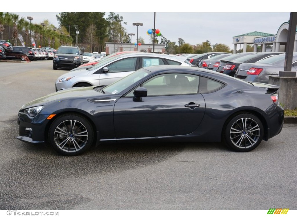 2013 BRZ Limited - Dark Grey Metallic / Black Leather/Alcantara photo #6