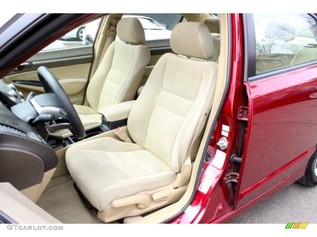 2008 Honda Civic EX Sedan Front Seat Photo #102497673