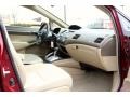 2008 Honda Civic Ivory Interior Dashboard Photo