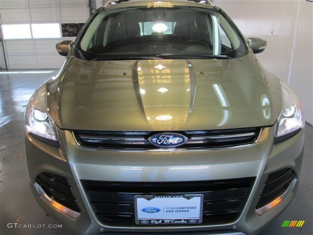 2013 Escape Titanium 2.0L EcoBoost - Ginger Ale Metallic / Charcoal Black photo #2