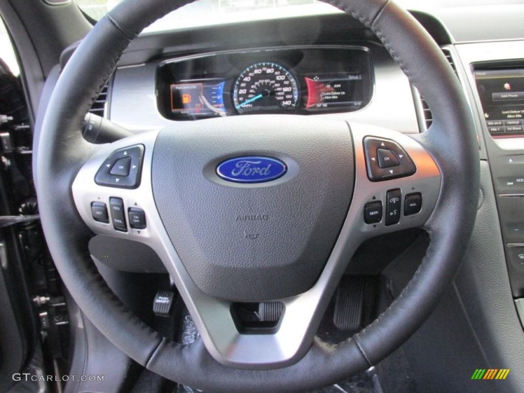 2015 Taurus SEL - Magnetic Metallic / Charcoal Black photo #30