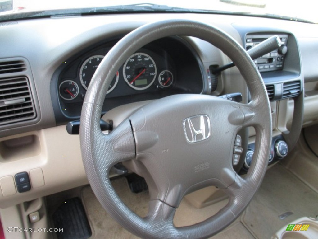 2005 CR-V LX 4WD - Redondo Red Pearl / Ivory photo #10