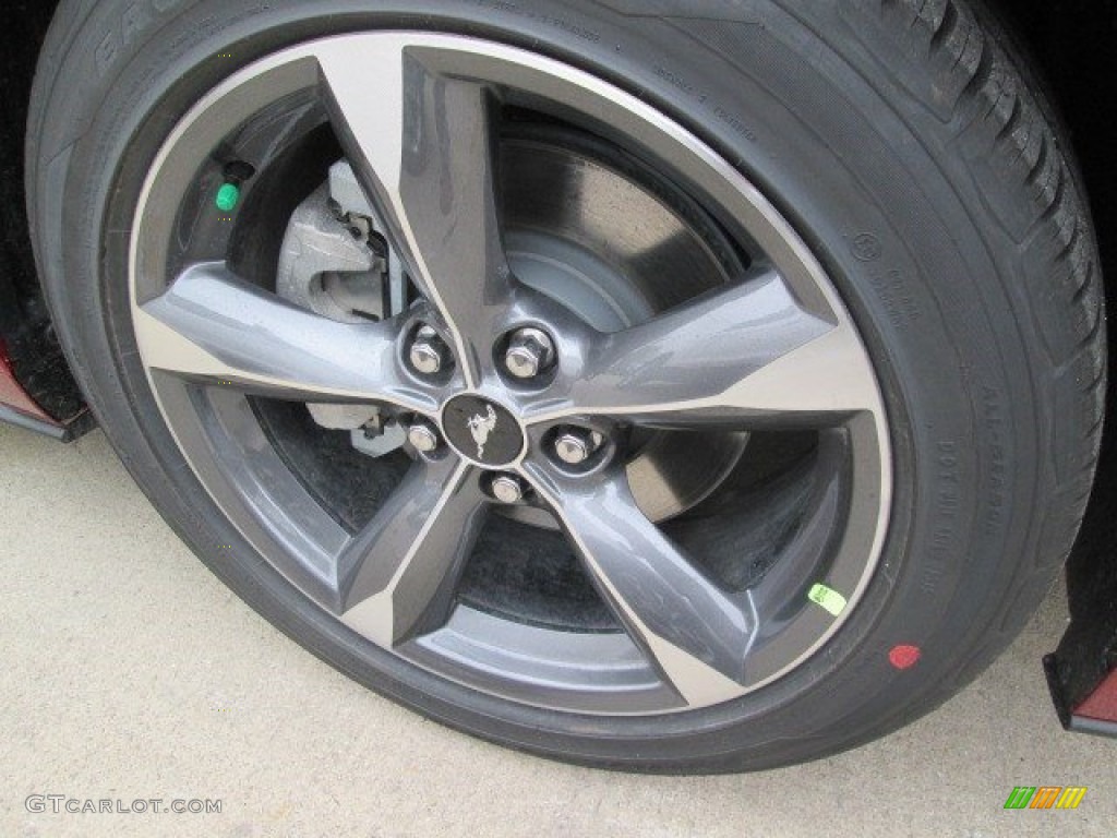 2015 Mustang V6 Coupe - Ruby Red Metallic / Ebony photo #2