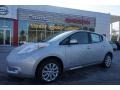 2015 Brilliant Silver Nissan LEAF S  photo #1