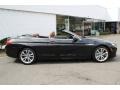 Black Sapphire Metallic 2015 BMW 6 Series 640i Convertible Exterior