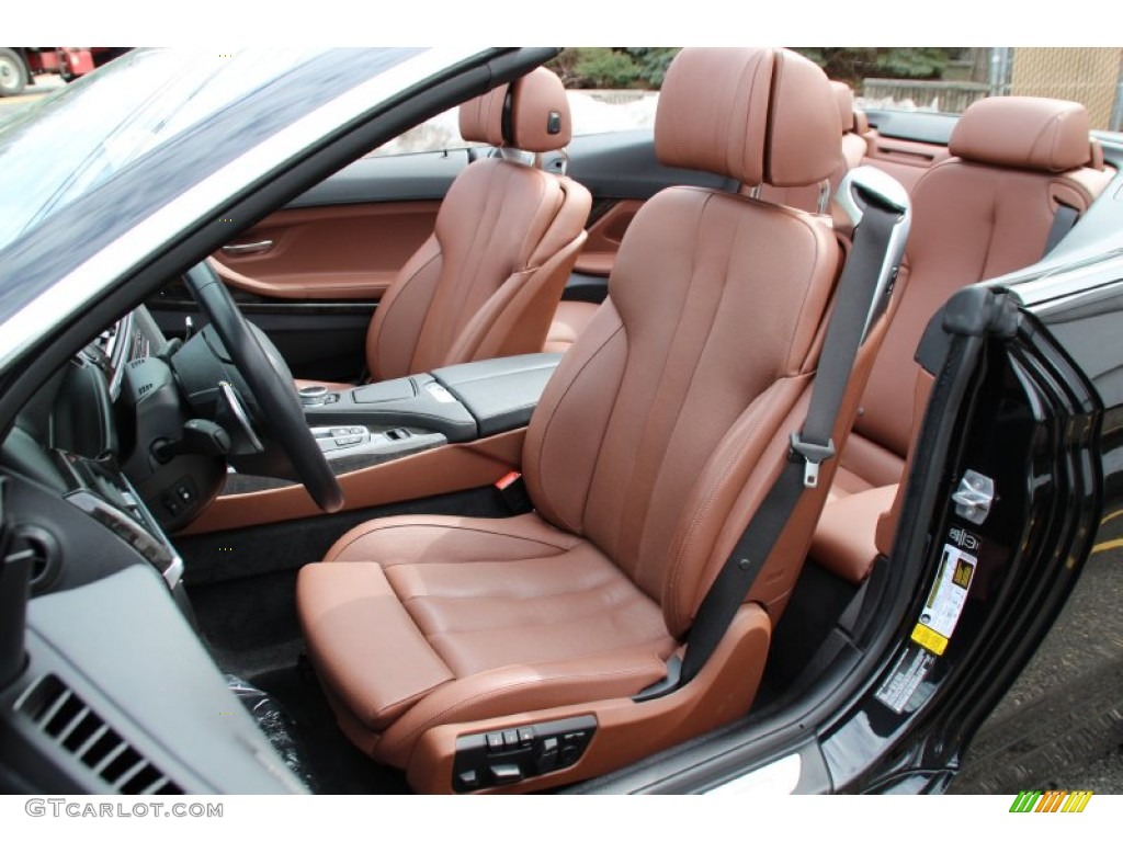2015 BMW 6 Series 640i Convertible Front Seat Photo #102500046