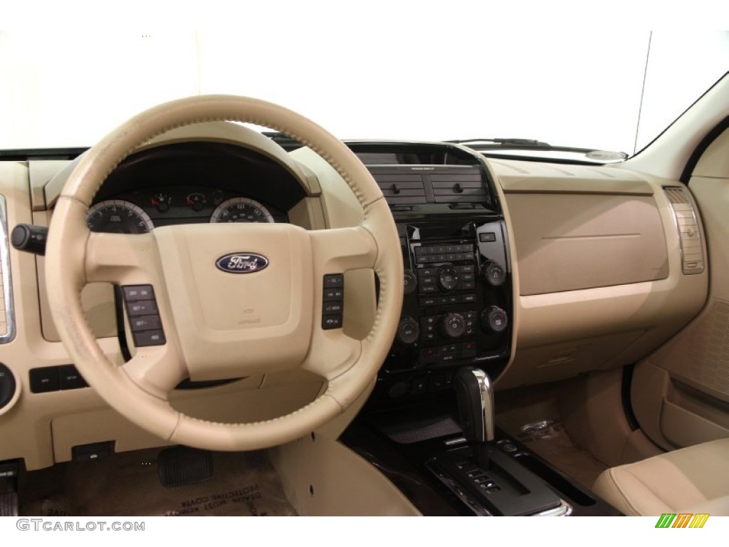 2009 Ford Escape Limited V6 4WD Camel Dashboard Photo #102500534