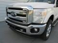 2015 White Platinum Ford F250 Super Duty Lariat Crew Cab 4x4  photo #10