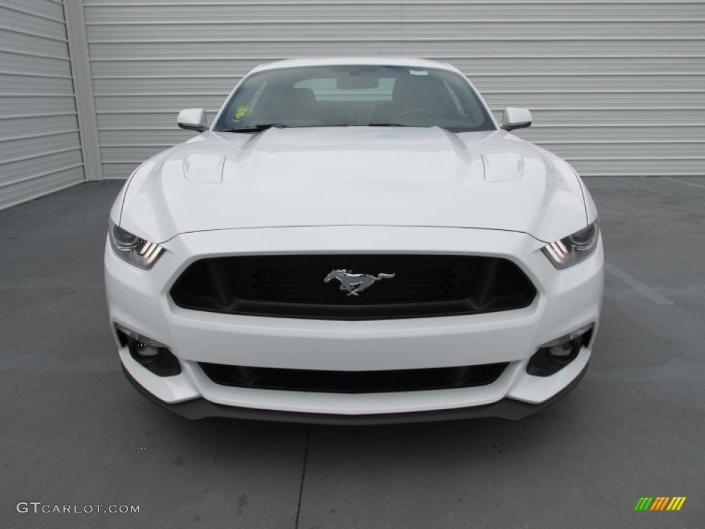 Oxford White 2015 Ford Mustang GT Premium Coupe Exterior Photo #102502197
