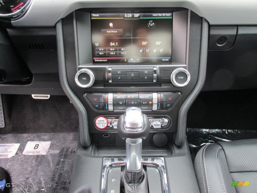 2015 Ford Mustang GT Premium Coupe Controls Photo #102502458