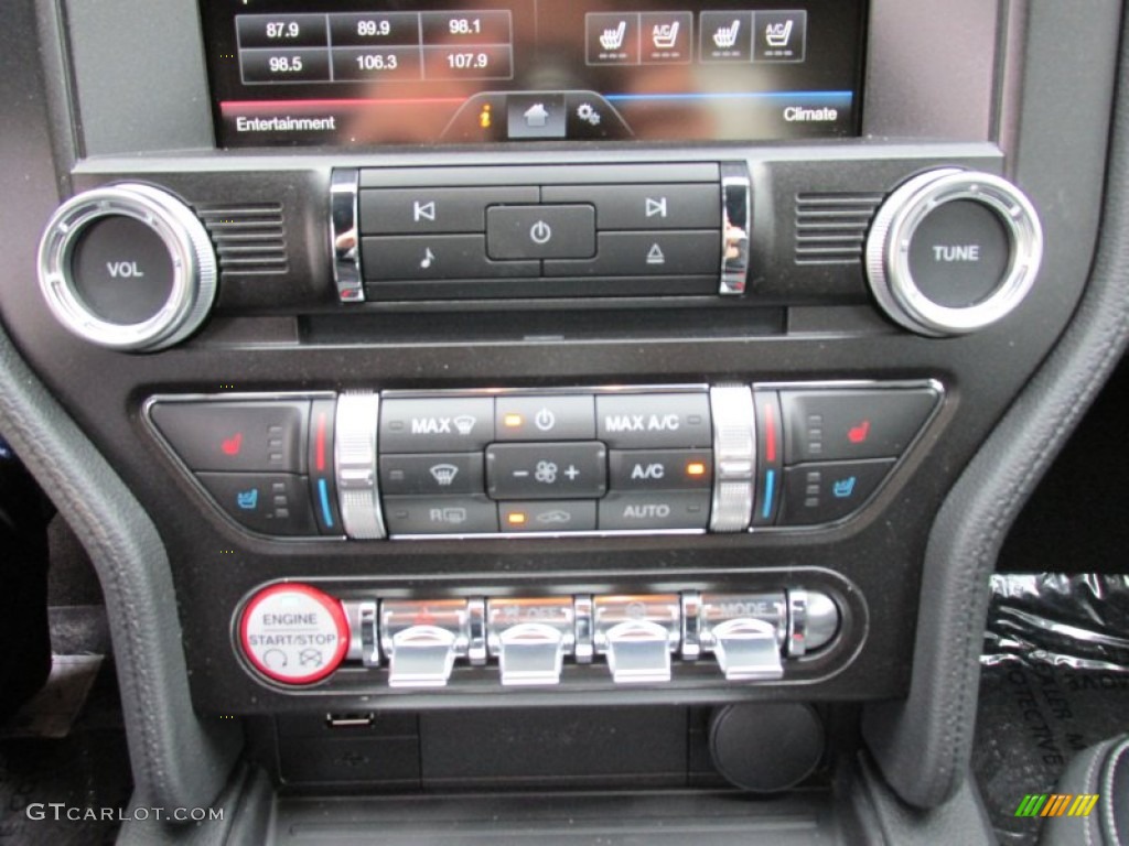 2015 Ford Mustang GT Premium Coupe Controls Photo #102502485