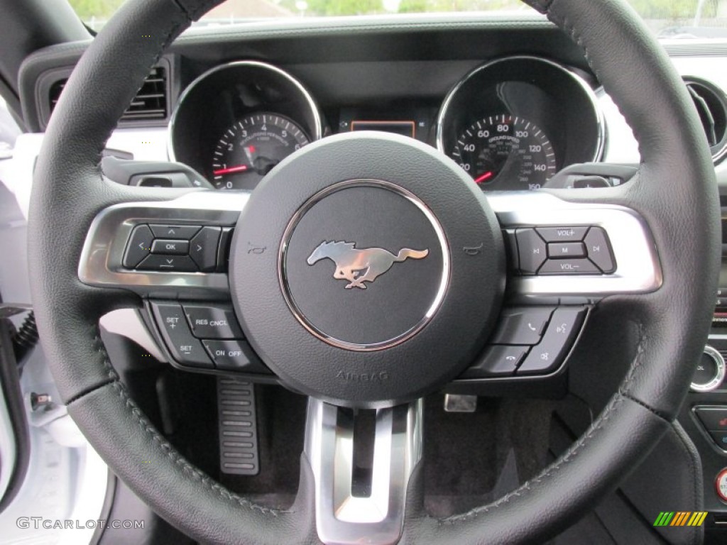 2015 Mustang GT Premium Coupe - Oxford White / Ebony photo #30
