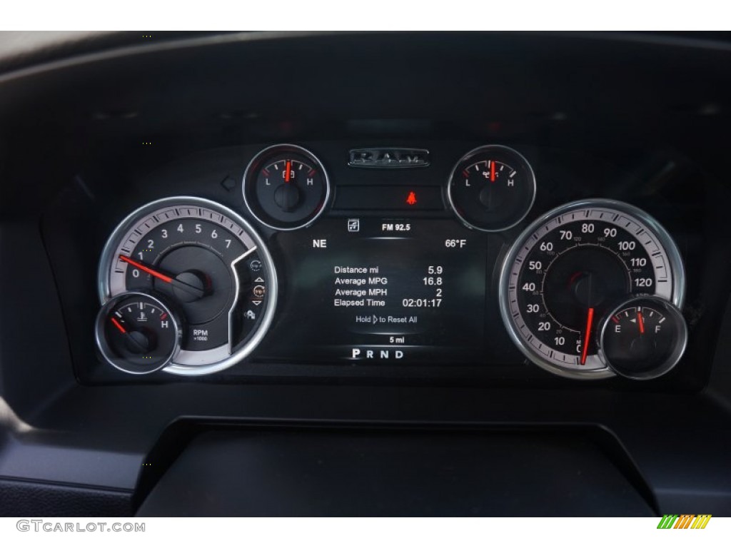 2015 Ram 1500 Sport Crew Cab Gauges Photo #102508143