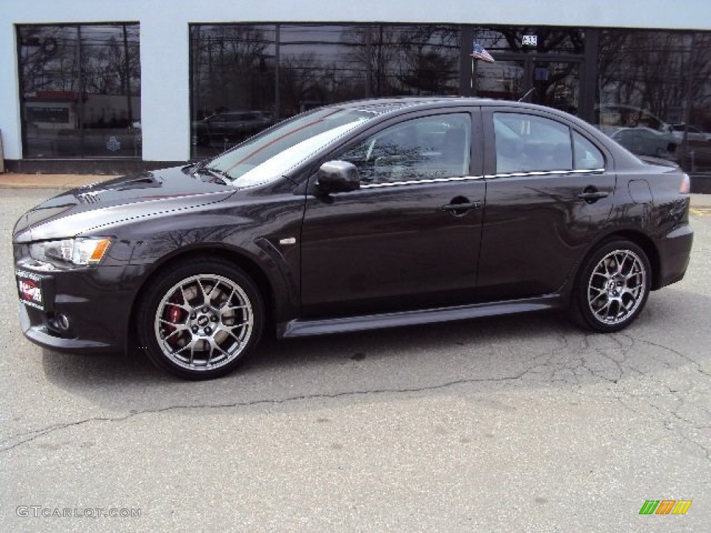 Phantom Black Pearl 2011 Mitsubishi Lancer Evolution MR Exterior Photo #102509891
