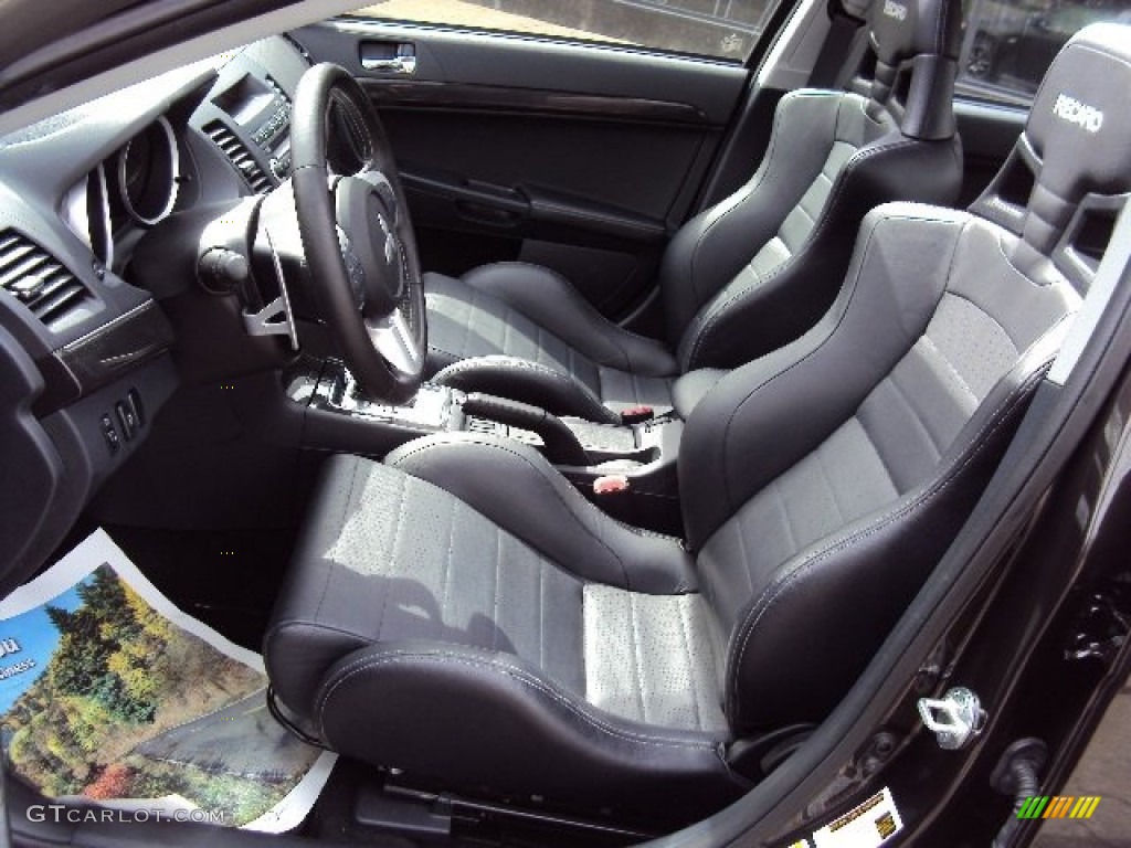 2011 Mitsubishi Lancer Evolution MR Front Seat Photo #102510005
