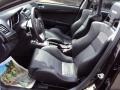 Black 2011 Mitsubishi Lancer Evolution MR Interior Color