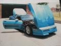 1987 Blue Chevrolet Corvette Coupe  photo #2