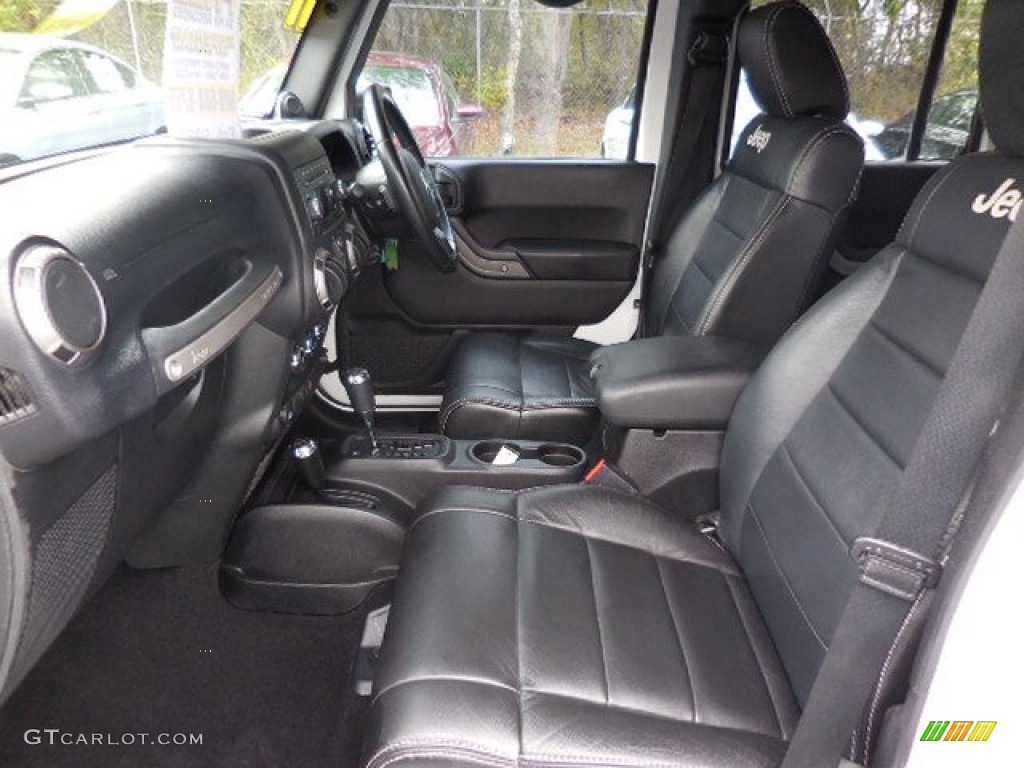 Black Interior 2011 Jeep Wrangler Unlimited Sport 4x4 Right Hand Drive Photo #102510224