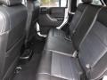2011 Jeep Wrangler Unlimited Black Interior Rear Seat Photo