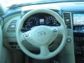 2014 Infiniti QX70 Wheat Interior Steering Wheel Photo