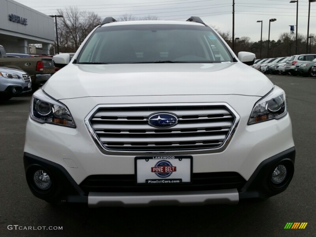2015 Outback 2.5i Limited - Crystal White Pearl / Slate Black photo #2