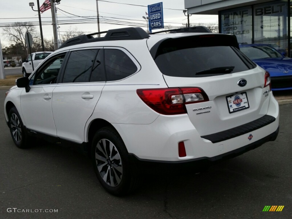 2015 Outback 2.5i Limited - Crystal White Pearl / Slate Black photo #4