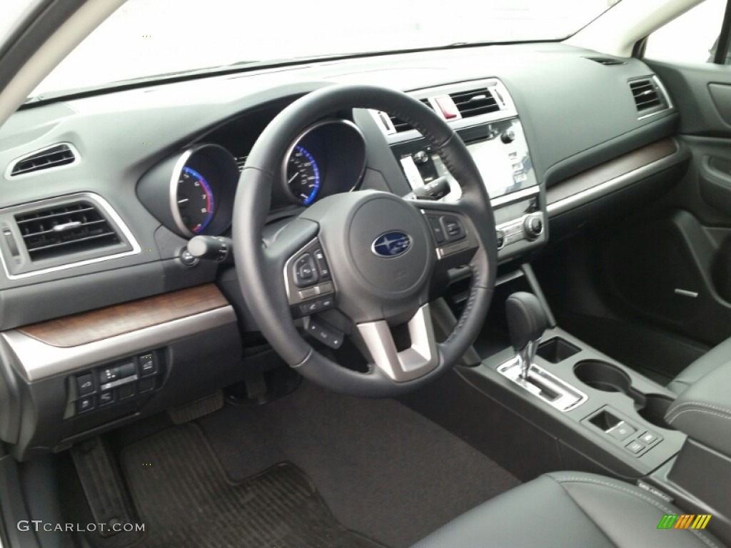 2015 Subaru Outback 2.5i Limited Slate Black Dashboard Photo #102512663