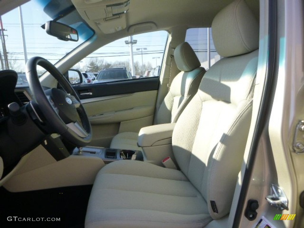 2010 Outback 2.5i Premium Wagon - Harvest Gold Metallic / Warm Ivory photo #12