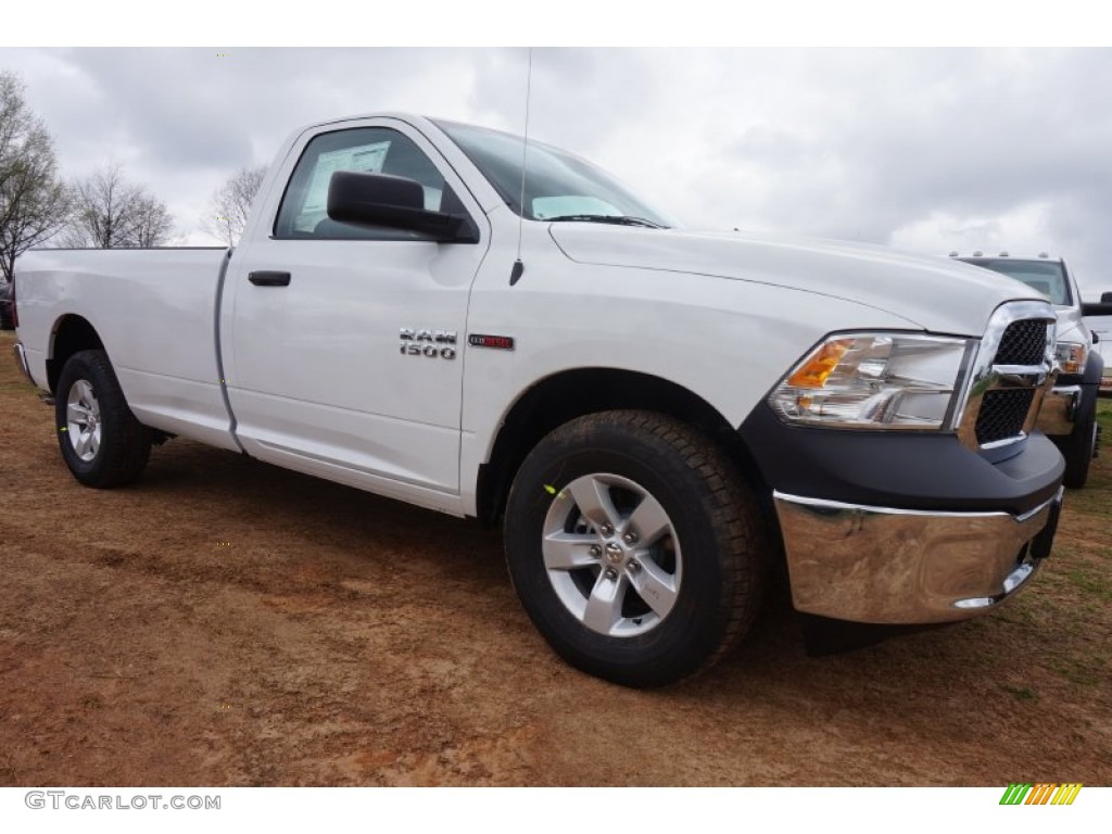 2015 1500 Tradesman Regular Cab - Bright White / Black/Diesel Gray photo #4